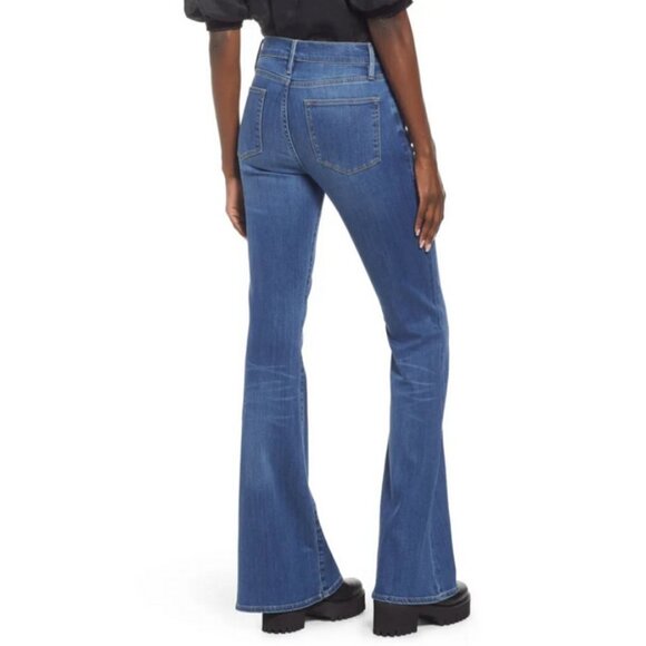 💕FRAME💕 Le High Flare Jeans ~ Century Blue 32 NWT - Picture 5 of 16